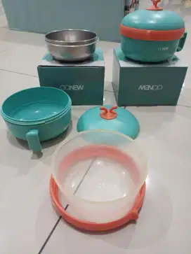 Oonew Baby Insulated Bowl Mangkok Penghangat Makanan Bayi