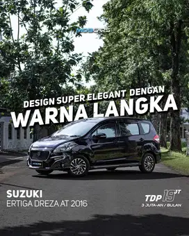 GARANSI MESIN 2 TAHUN ERTIGA DREZA AT MATIC 2016 ERTIGA MATIC MOBCARS