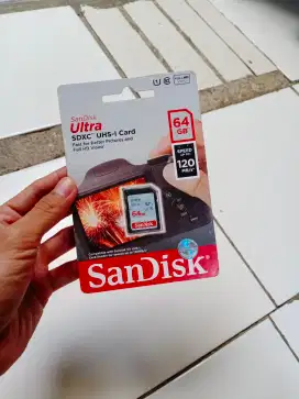 Harga PAS! SD Card Sandisk ultra Original 64 GB