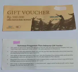 Gift Voucher Plaza Indonesia