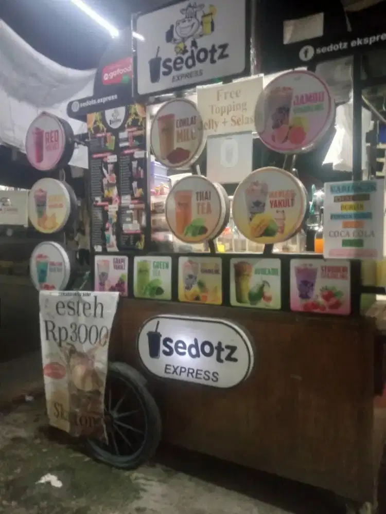 Gerobak es sedotz express &kontrakan rumah murah