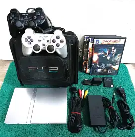 Ps2 slim silver special edition (preloved)