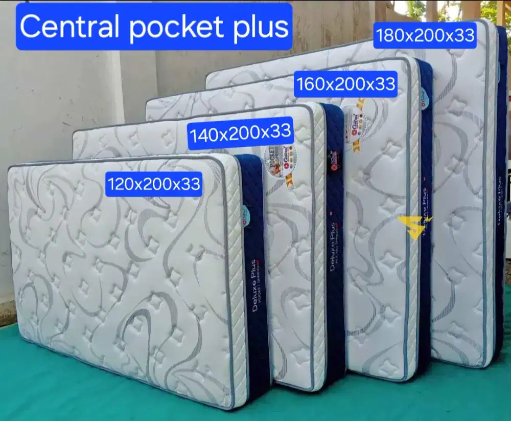SPRINGBED CENTRAL POCKET PLUSTOP