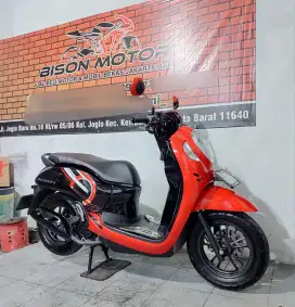 Km7rb! Seperti baru! HONDA NEW SCOOPY 110 FI CBS ISS ALARM 2024 pjk on