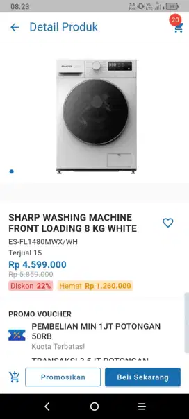 Promo Mesin Cuci Sharp