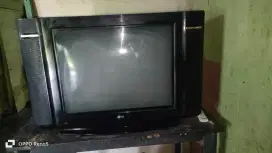 Djual tv 29 inc merk LG pearl black