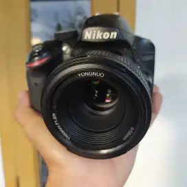 Nikon D3200+lensa fix