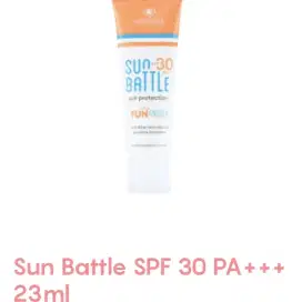 Emina sun battle SPF 30 PA+++