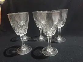 Di jual gelas kristal france 5 buah