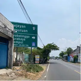 jual ruko exit tol pasuruan hadap timur