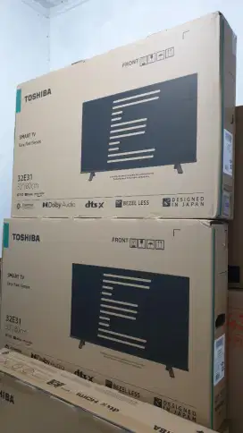 TOSHIBA SmartTV 32 inch. 100% Baru, Bisa COD