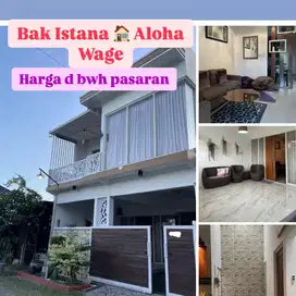 BAK ISTANA RMH ALOHA WAGE 2 LANTAI MURAH TAMAN DI SIDOARJO