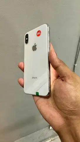 Iphone X 64gb lengkap mulus