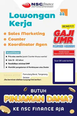 Dibutuhkan Segera Sebagai Sales