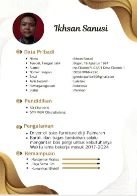 Cari pekerjaan sebagai supir