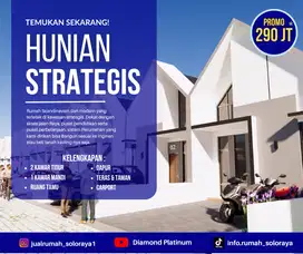 RUMAH SCANDINAVIAN DI KARTASURA DEKAT MALL TRANSMART