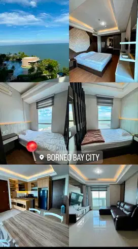 Di sewakan Apartemen mewah Borneo bay tipe 3 kmr view pantai