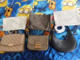 Jual 3 tas Charles n Keith original second mulus