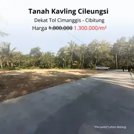 Promo 1 Jt-an Tanah Kavling SHM, Dekat Tol Cimanggis - Cibitung