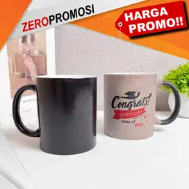 Cetak Gelas Unik Berubah Warna | Mug Bunglon