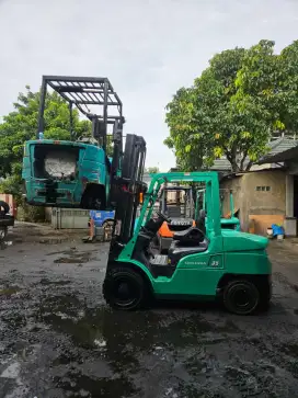 Forklift Mitsubishi 3,5 Ton,Matic,3 Meter,Tahun 2015 (Promo Murmer)