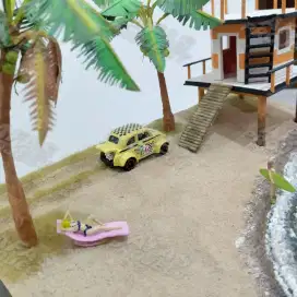 DIORAMA PENJAGA PANTAI SKALA 1:64