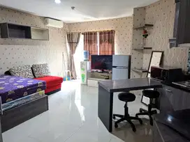 Studio Lantai Rendah Full Furnish Unit Luas Apt.Tamansari Semanggi