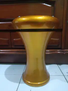 Darbuka/Dumbuk Hadroh Kayu Warna Gold/Emas Glossy 8 inc baru