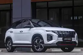 Hyundai Creta Prime 1.5 AT Matic 2022 Putih Two Tone Panoramic Sunroof