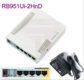 Mikrotik rb951Ui-2HnD + Intenal Wifi Access Point 2.4Ghz