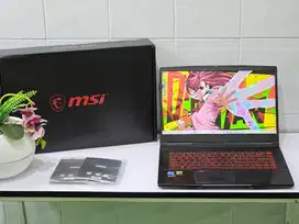 MSI GF63 Thin 11SC intel Core i5 Gen 11 Ram SSD 1,5 TB Mantap Nvidia