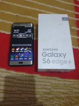 Samsung S6 edge plus Dual sim 4/64 fullset barang langka