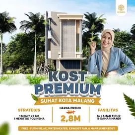 KOST PREMIUM SUHAT KOTA MALANG DEKAT UNIVERSITAS BRAWIJAYA