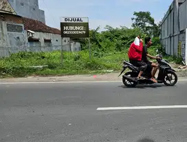 Tanah nol jl. raya pasar cerme cocok buat kantor