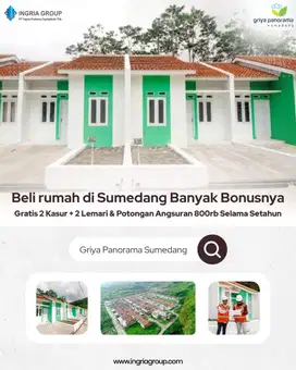 JARANG ADA DP 1,2 JT langsung akad rumah subsidi di sumedang Cimalaka