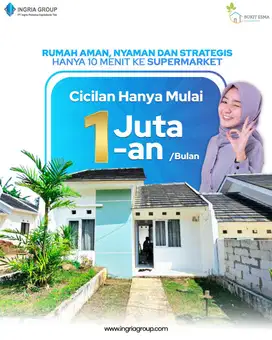 Ready stock Rumah Subsidi di bandung Cicilan 1 jutaan dkt jatinangor