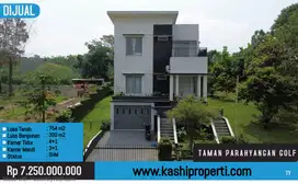 Dijual Rumah Minimalis 3 Lantai View Golf & Danau Di Sentul City Bogor