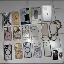 Case & TG iphone 15 preloved & baru