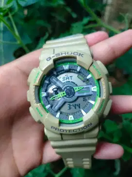 G-SHOCK GA-110TS ORIGINAL + FREE BATERAI SEREB