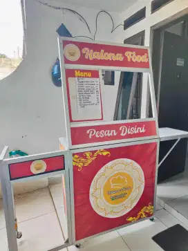 Gerobak Jualan Makanan portabel /booth portabel