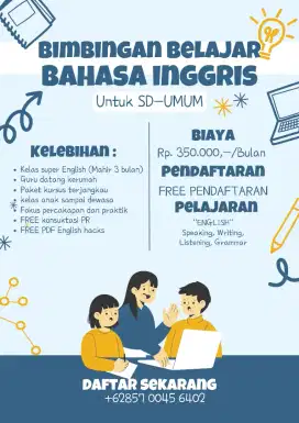 Les Bahasa Inggris Online offline