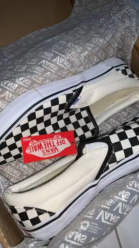 VANS SLIP ON PRO CHECKERBOARD