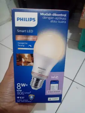 Lampu Philips Smart LED 8 Watt WIFI + Bluetooth baru murah