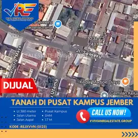 TANAH DI PUSAT KAMPUS JEMBER