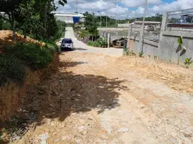 DIJUAL TANAH/LAHAN PINGGIR JALAN POROS KILOMETER 13 SIAP PAKAI