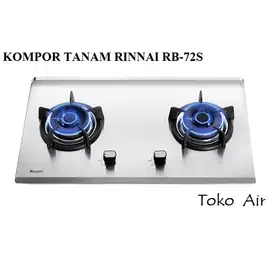 Kompor tanam stainless rinnai