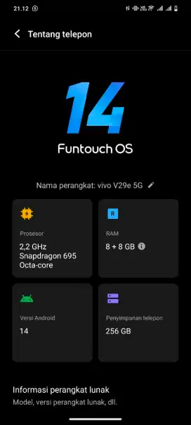 Vivo v29e fokus mahar