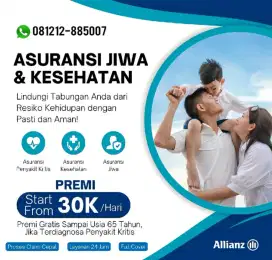 Asuransi kartu kesehatan,jiwa,warisan,pendidikan,hari tua dari Allianz