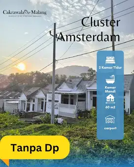 rumah cluster Amsterdam angsuran 1 juta view bukit