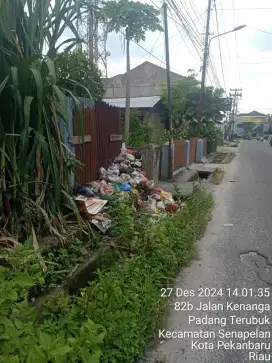 Potong rumput dan bersih bersih